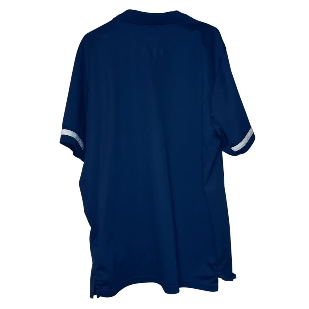 Adidas Mens Shirt Climacool Arizone Wildcats Team Short Sleeve Polo Navy Blue XL